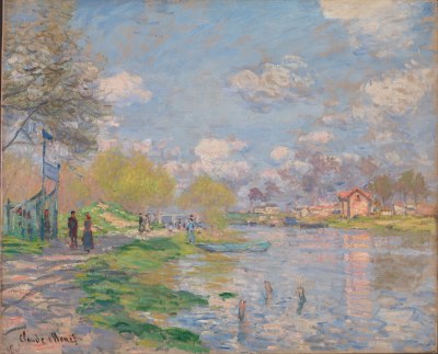 Spring by the Seine, Claude Monet, 1875